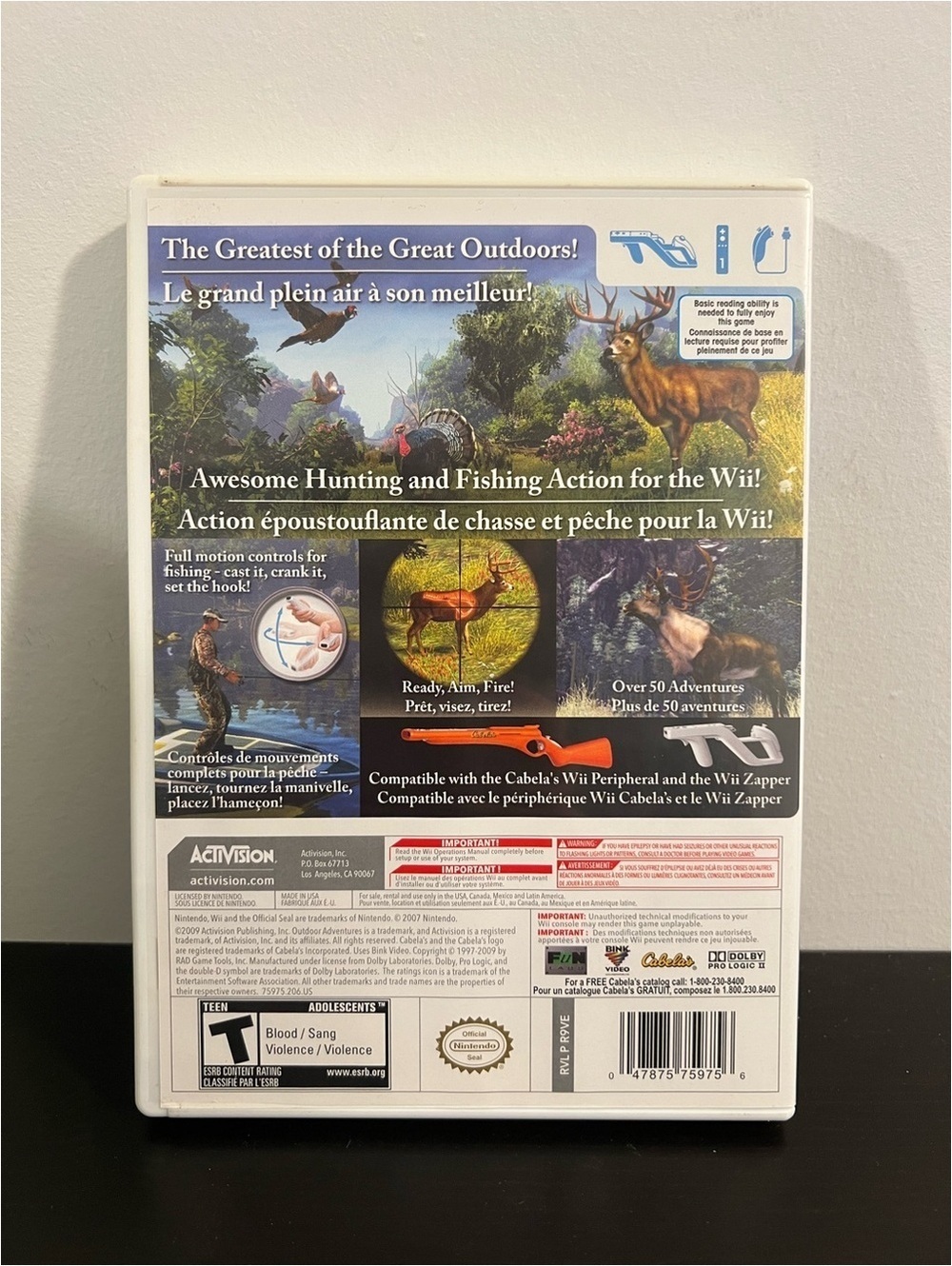 Cabela's Outdoor Adventures (Wii) - Complete Tested - Picture 2 of 4